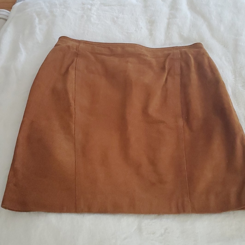 Vintage Leather skirt